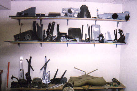 Miscellaneous small parts require cleaning & painting