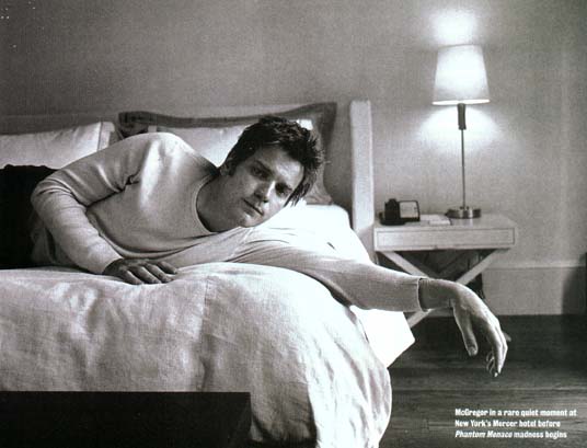 Even in his Bed...