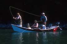 Fly Fishing with Mountain Driftboat
