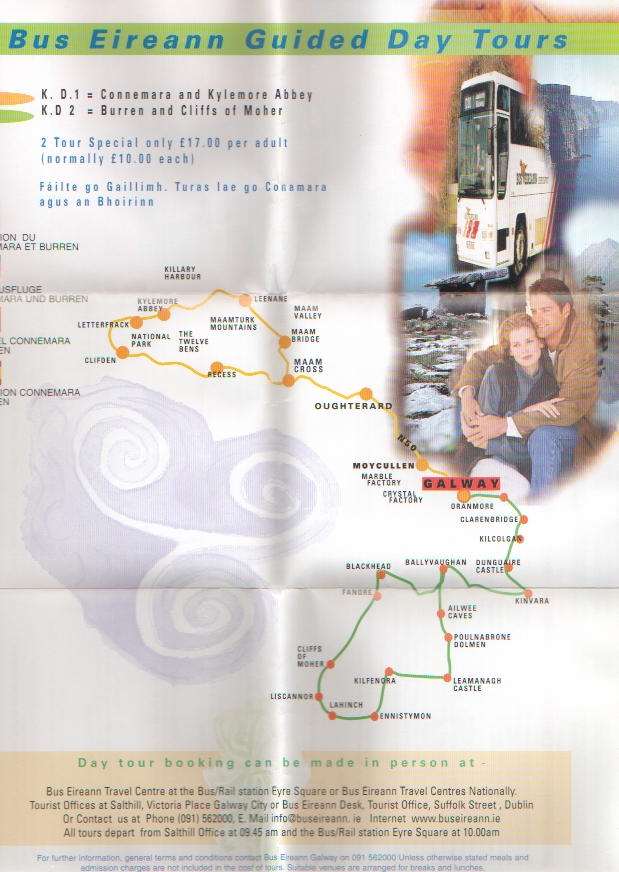 Great tours can be had on Bus Eireann