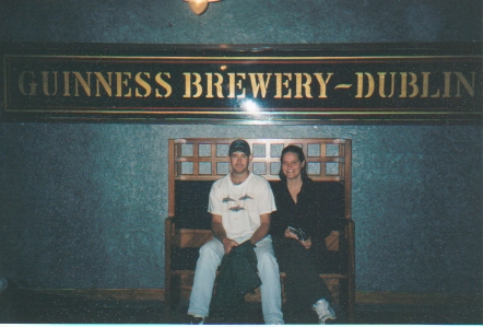 Me and Kathryn at the Guinness Brewery in Dublin