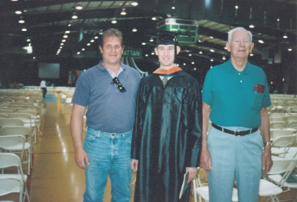 My undergrad graduation at Manhattan College