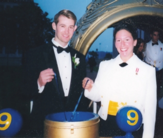 Kim's ring ceremony at the U.S. Naval Academy