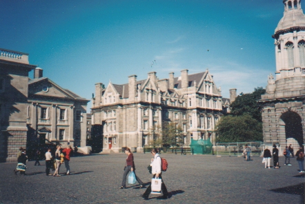The quad at Trinity College