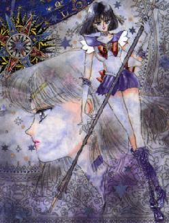 Hotaru as Sailor Saturn