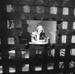 Queen Floda in the Eastern State Penitentiary.  Photo:Philadelphia Tribune.