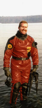 Sportsdiver in Viking Pro Drysuit