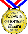 Kids Online  101% Award