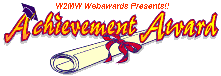 Welcome To My World Web Award