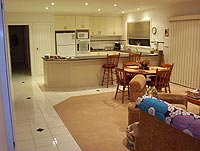 Towards the kitchen