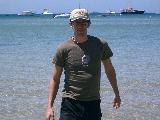 On a beach in southern Melbourne, Jan 2005