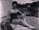 Me sitting in front of 'C cabin' on Anderson's Folly