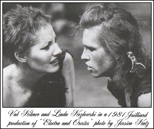 Val Kilmer and Linda Kozlowski in Electra and Orestes