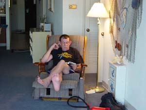 Carl reading