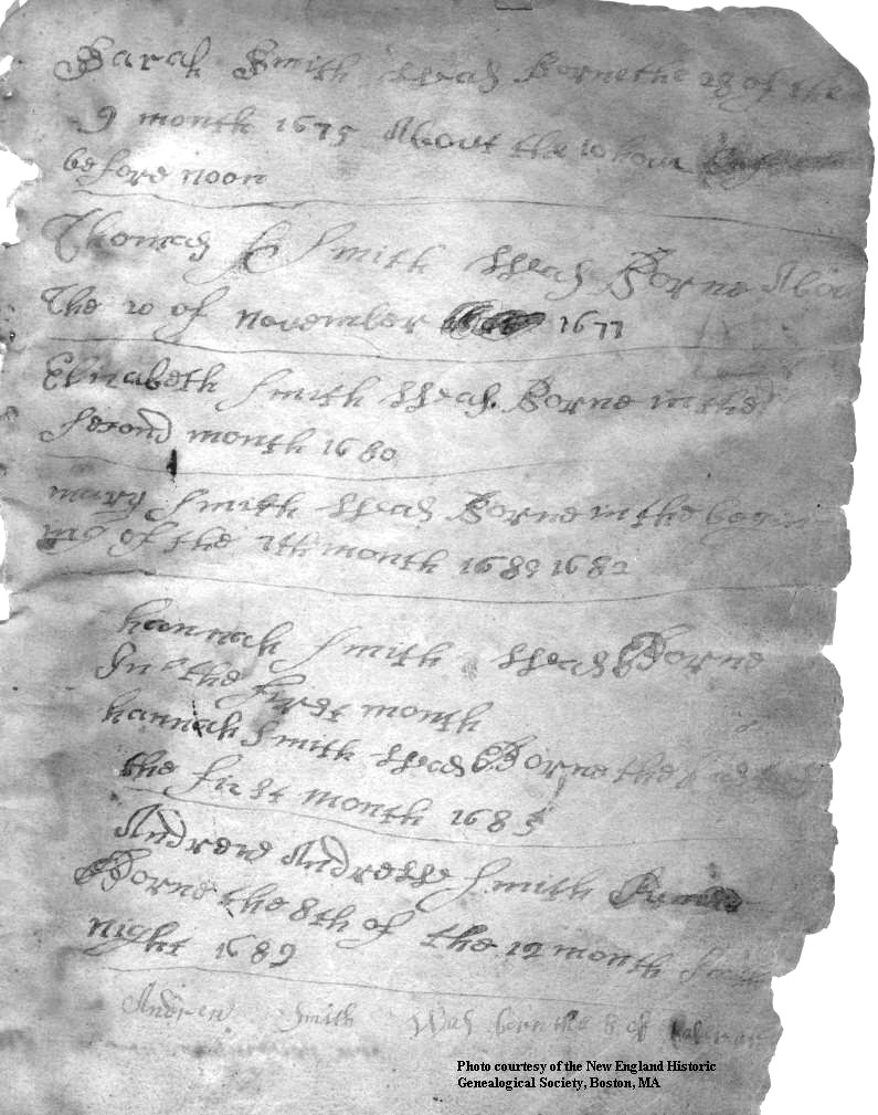Andrew Smith Bible