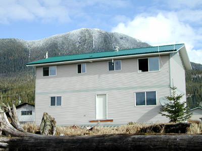 outside
