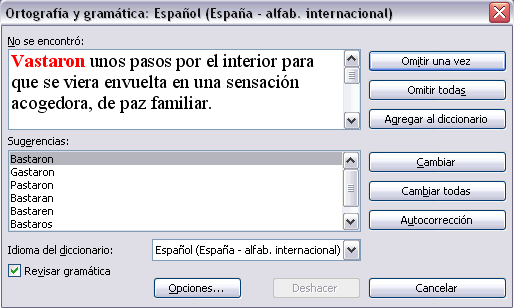 Diálogo ortografía