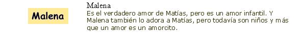el amor de matias