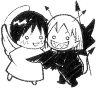Arima-ngel y Yukino-diablo (Kareshi Kanojo no Jijou)