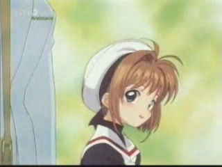 Sakura mirando a Yukito