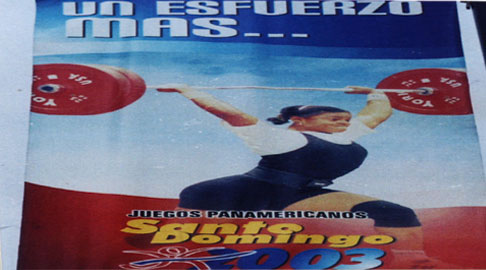 valla de promocion santiago 86 juegos centroamericanos y del caribe