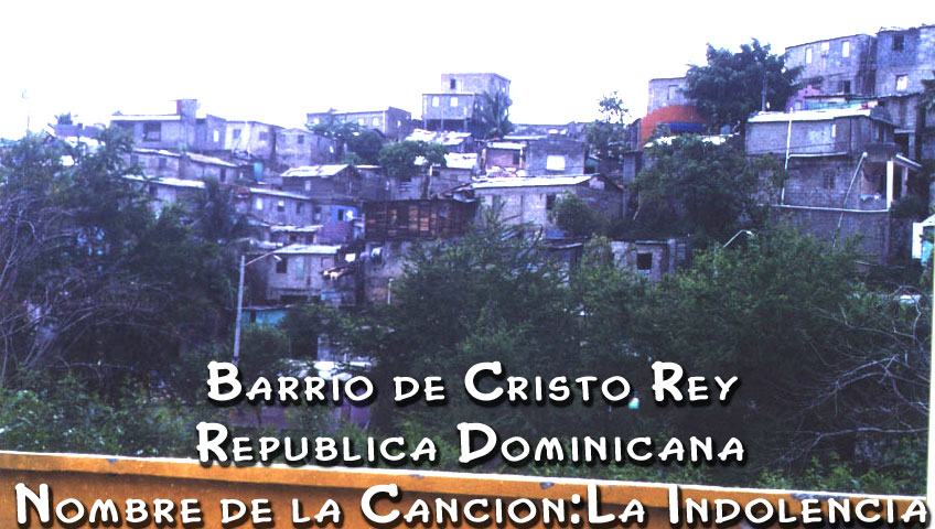 barrio marginado de la republica dominicana llamado cristo rey