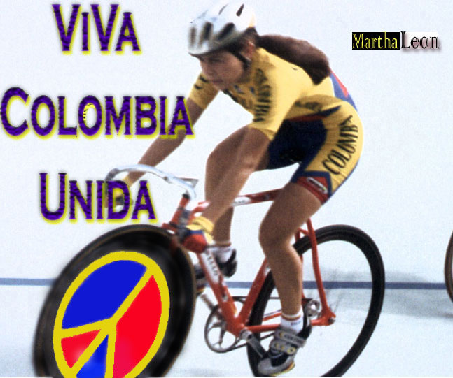 martha leon de colombia mientras calentaba en el panamericano juvenil de ciclismo en republica dominicana