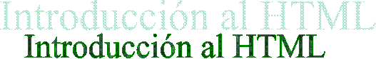 Introduccin al HTML