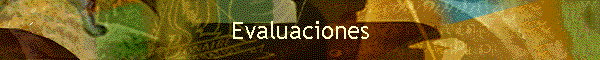 Evaluaciones
