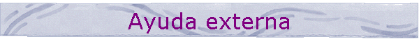 Ayuda externa