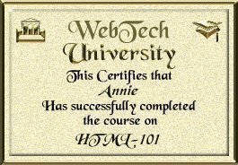 Web tech cert - html101.jpg (20167 bytes)
