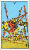 Five of Wands