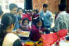 worshipping the goddess of education