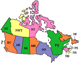 Canada map