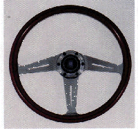 NARDI SIDE SPOKES WOOD/GLOSSY STEERING WHEEL 360mm