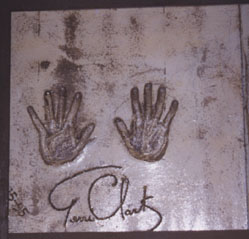 Terri Clark handprint