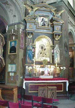 ołtarz M. B. Częstochowskiej