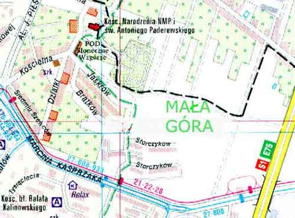 Mala Góra na mapie Golonoga