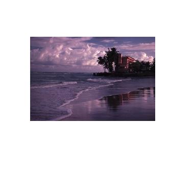 This is a beach sunset photo.