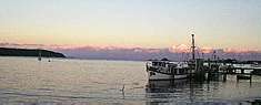 calm seas and sunset