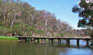 A quite obviously not burnt bridge