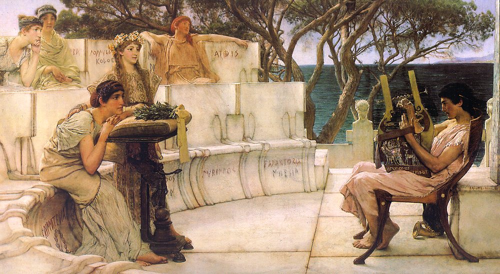 Sappho and Alcaeus, 1881, oil on canvas, Walters Art Gallery, Baltimore. 181KB