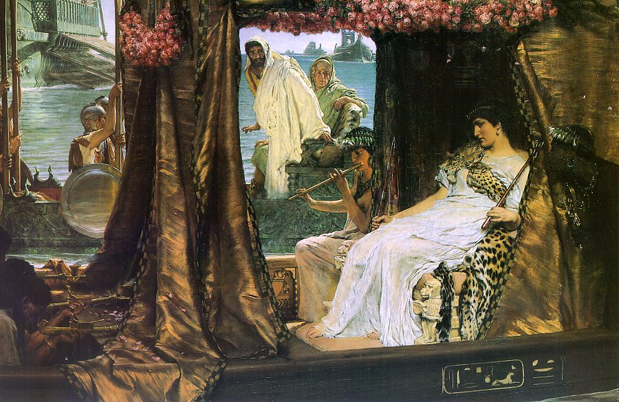 Antony and Cleopatra, 1883, oil on panel. 174KB