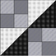 Scrappy Block color placement