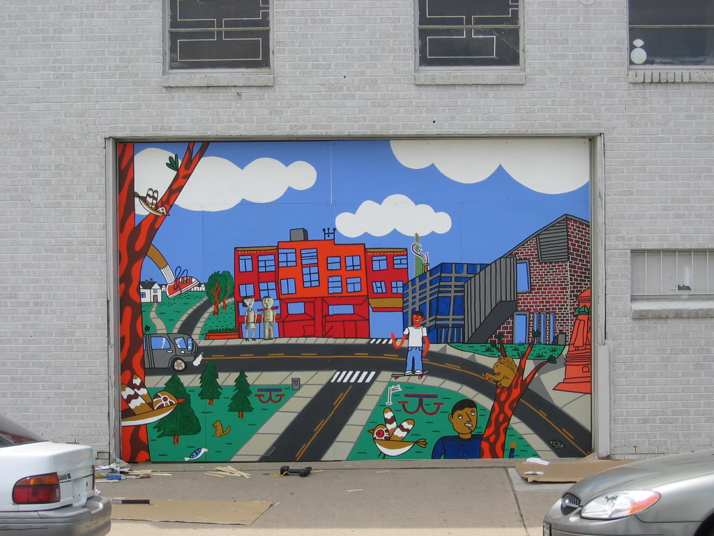 Just one of the mural sections.