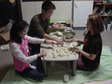 Making gyoza