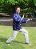 Kaku doing some afternoon exercises...