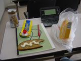 Preparing another sandwich