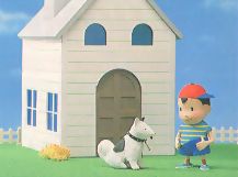 Ken and his dog.