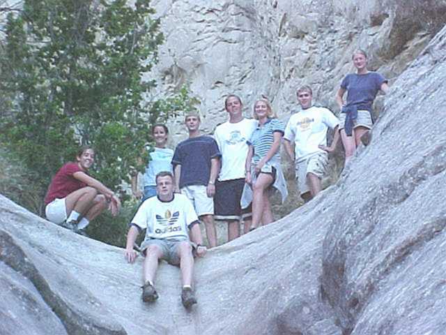 Standing in First Canyon